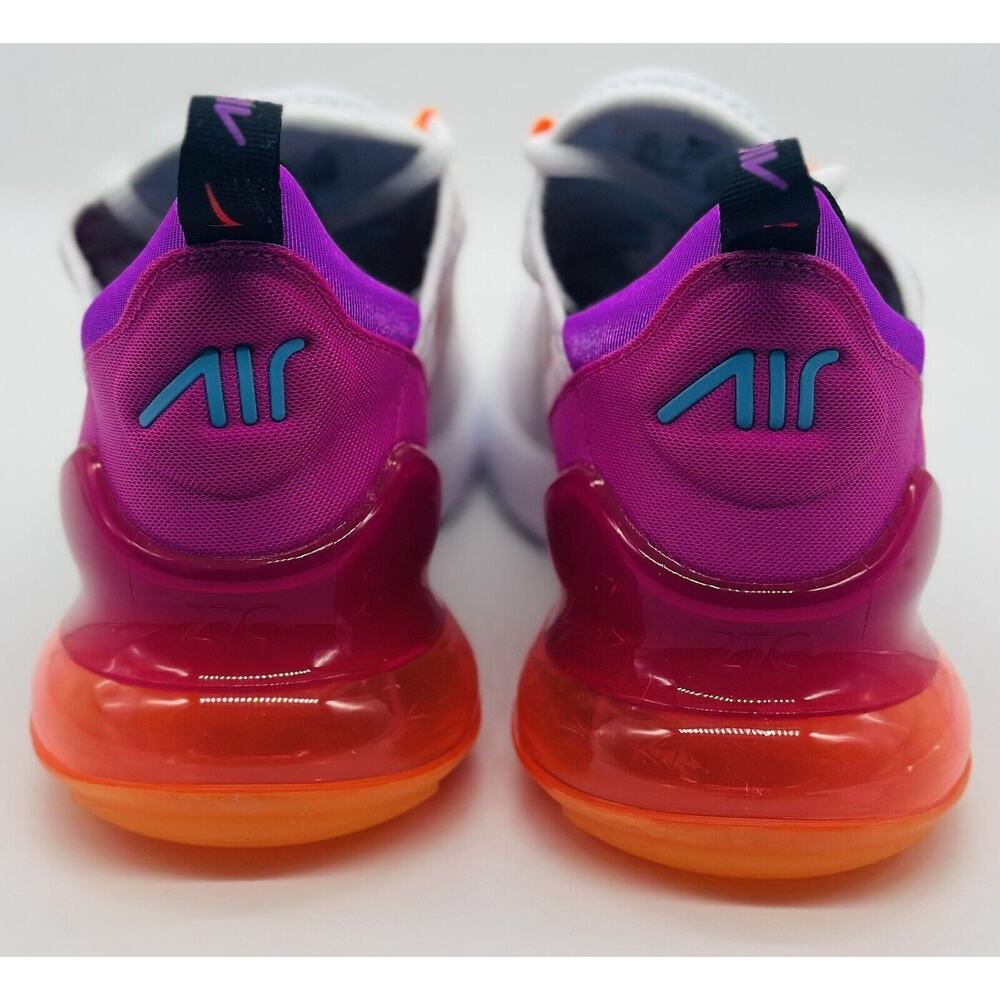 Gently used Nike Air Max 270 Fuchsia Dream Crimson White FD0824-100 Size 7.5 - Picture 4 of 7